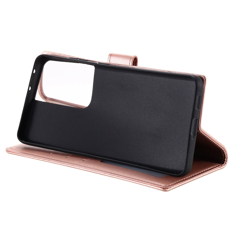 For Samsung Galaxy S21 Ultra 5G Totem Flower Embossed Horizontal Flip TPU + PU Leather Case with Holder & Card Slots & Wallet