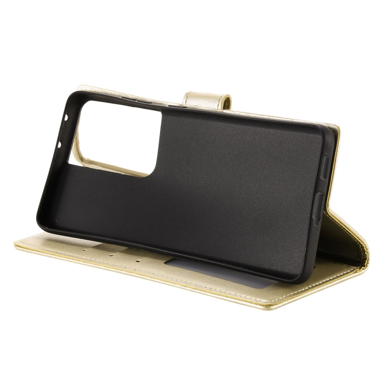 For Samsung Galaxy S21 Ultra 5G Totem Flower Embossed Horizontal Flip TPU + PU Leather Case with Holder & Card Slots & Wallet