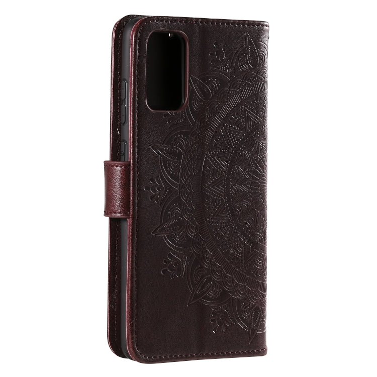 For Samsung Galaxy S20 Plus Totem Flower Embossed Horizontal Flip TPU + PU Leather Case with Holder & Card Slots & Wallet