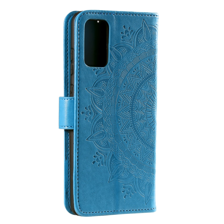 For Samsung Galaxy S20 FE Totem Flower Embossed Horizontal Flip TPU + PU Leather Case with Holder & Card Slots & Wallet