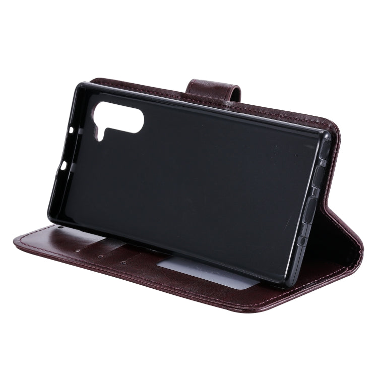 For Samsung Galaxy Note10 Totem Flower Embossed Horizontal Flip TPU + PU Leather Case with Holder & Card Slots & Wallet