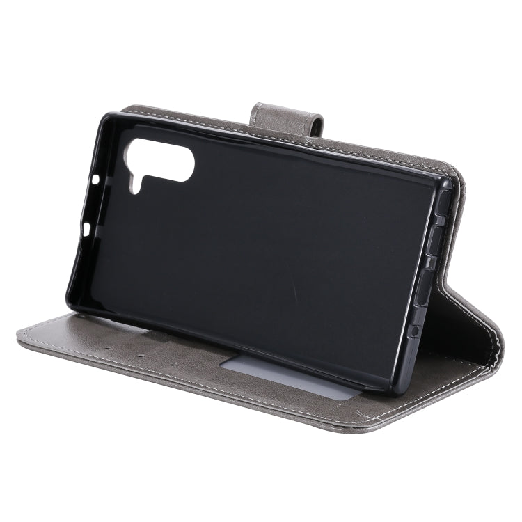 For Samsung Galaxy Note10 Totem Flower Embossed Horizontal Flip TPU + PU Leather Case with Holder & Card Slots & Wallet