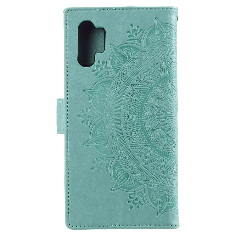 For Samsung Galaxy Note10 Plus Totem Flower Embossed Horizontal Flip TPU + PU Leather Case with Holder & Card Slots & Wallet