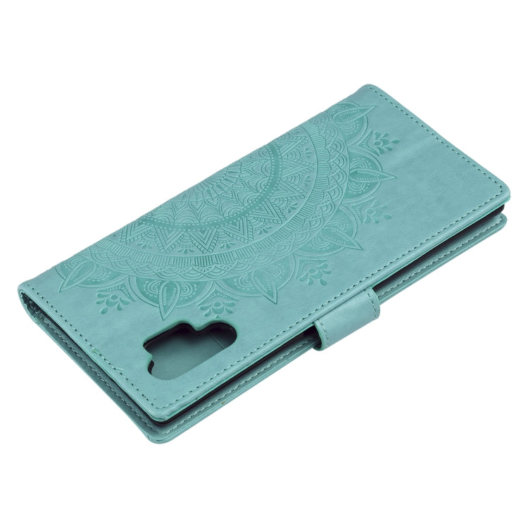 For Samsung Galaxy Note10 Plus Totem Flower Embossed Horizontal Flip TPU + PU Leather Case with Holder & Card Slots & Wallet