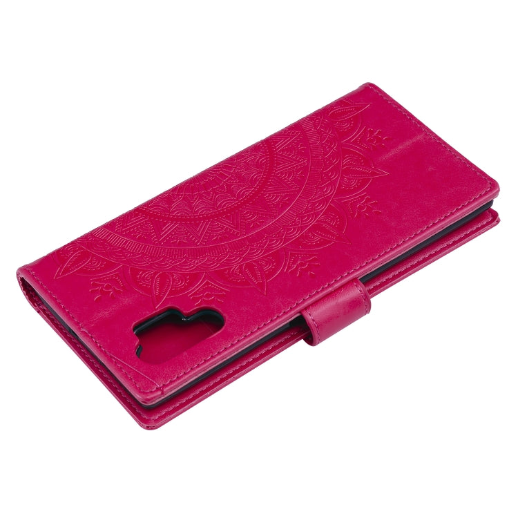 For Samsung Galaxy Note10 Plus Totem Flower Embossed Horizontal Flip TPU + PU Leather Case with Holder & Card Slots & Wallet