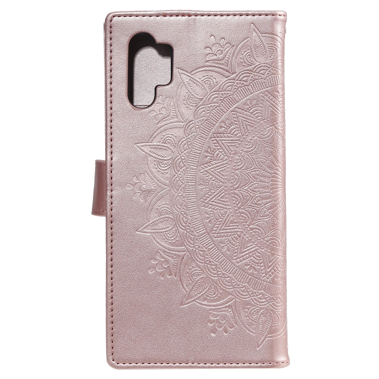 For Samsung Galaxy Note10 Plus Totem Flower Embossed Horizontal Flip TPU + PU Leather Case with Holder & Card Slots & Wallet