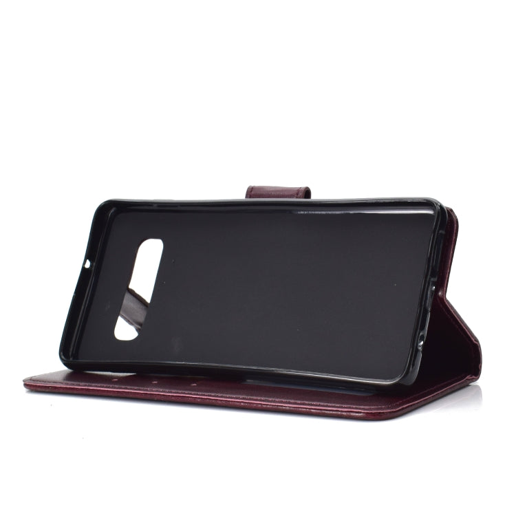 For Samsung Galaxy S10 Totem Flower Embossed Horizontal Flip TPU + PU Leather Case with Holder & Card Slots & Wallet