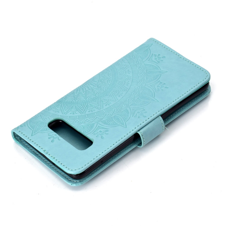 For Samsung Galaxy S10 Plus Totem Flower Embossed Horizontal Flip TPU + PU Leather Case with Holder & Card Slots & Wallet
