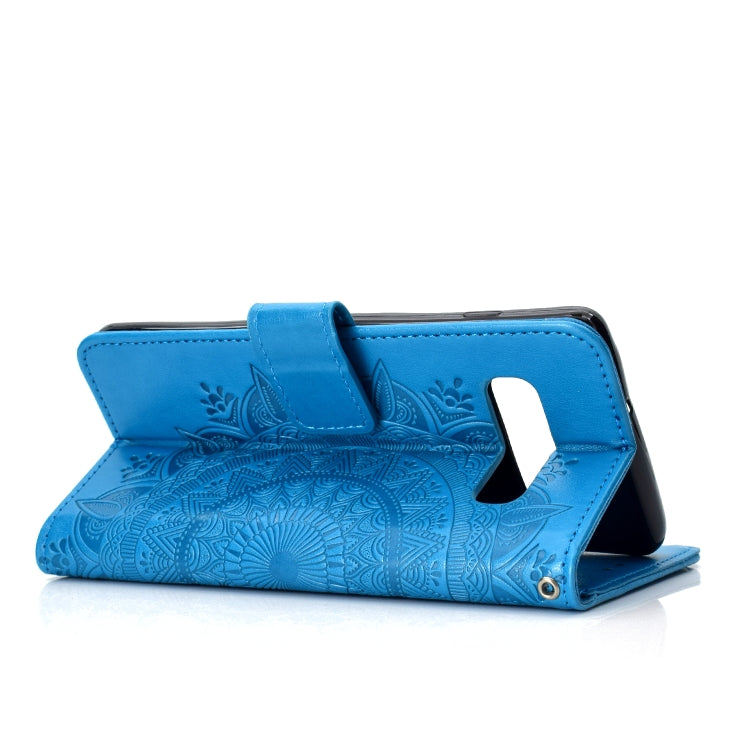 For Samsung Galaxy S10 Plus Totem Flower Embossed Horizontal Flip TPU + PU Leather Case with Holder & Card Slots & Wallet