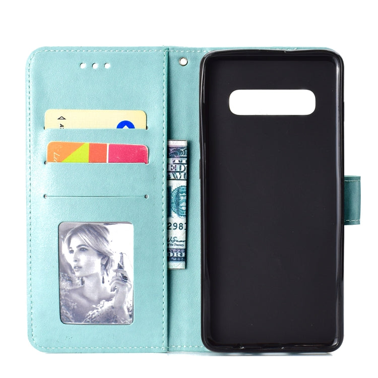 For Samsung Galaxy S10e Totem Flower Embossed Horizontal Flip TPU + PU Leather Case with Holder & Card Slots & Wallet