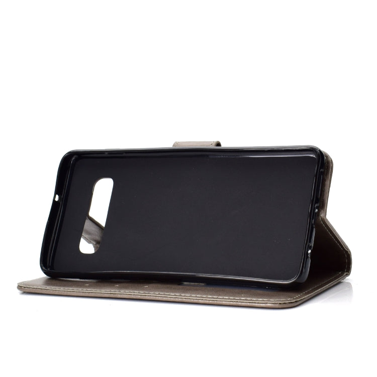 For Samsung Galaxy S10e Totem Flower Embossed Horizontal Flip TPU + PU Leather Case with Holder & Card Slots & Wallet