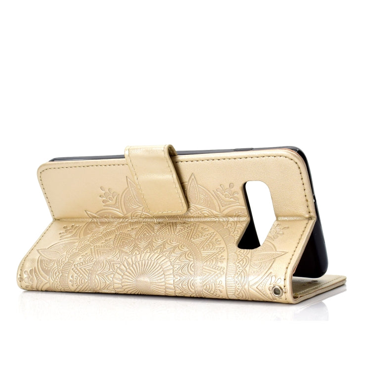 For Samsung Galaxy S10e Totem Flower Embossed Horizontal Flip TPU + PU Leather Case with Holder & Card Slots & Wallet