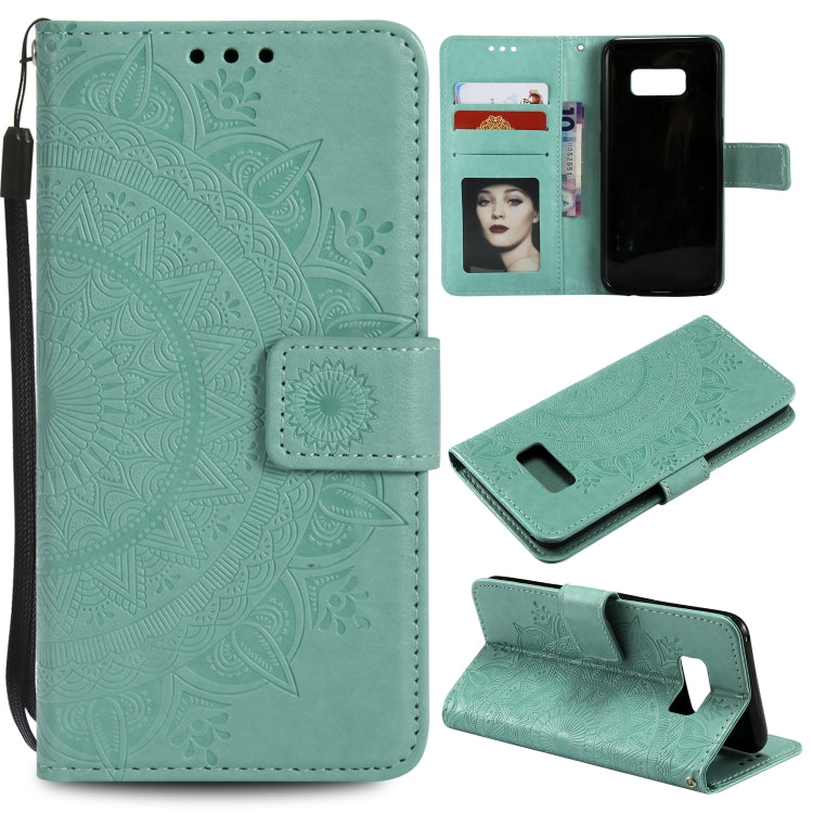 For Samsung Galaxy S10 5G Totem Flower Embossed Horizontal Flip TPU + PU Leather Case with Holder & Card Slots & Wallet