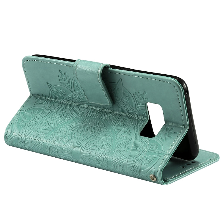 For Samsung Galaxy S10 5G Totem Flower Embossed Horizontal Flip TPU + PU Leather Case with Holder & Card Slots & Wallet