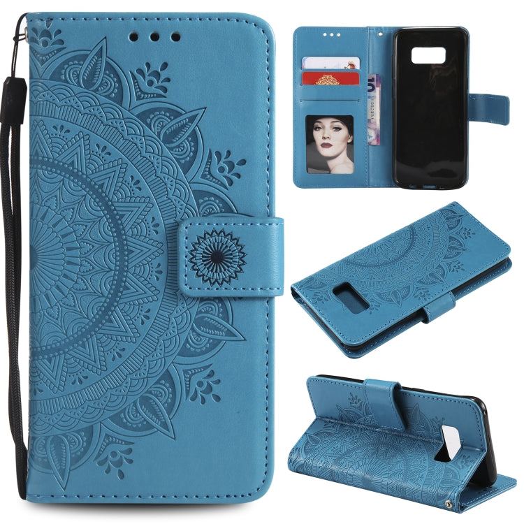 For Samsung Galaxy S10 5G Totem Flower Embossed Horizontal Flip TPU + PU Leather Case with Holder & Card Slots & Wallet