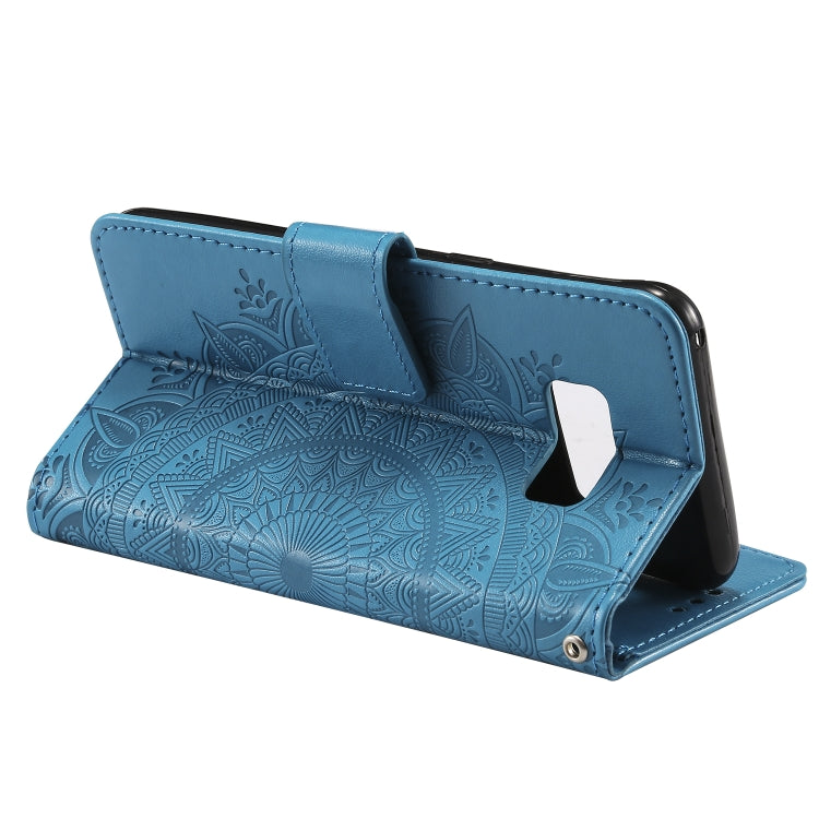 For Samsung Galaxy S10 5G Totem Flower Embossed Horizontal Flip TPU + PU Leather Case with Holder & Card Slots & Wallet