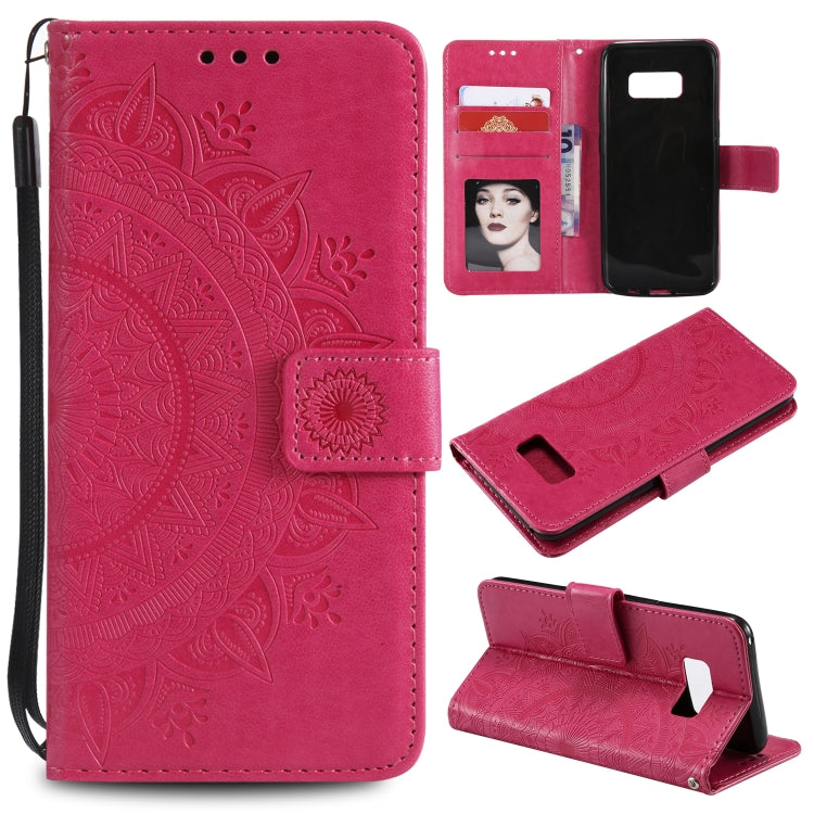 For Samsung Galaxy S10 5G Totem Flower Embossed Horizontal Flip TPU + PU Leather Case with Holder & Card Slots & Wallet