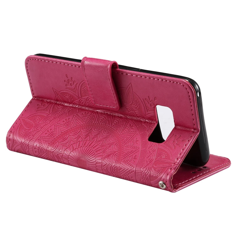 For Samsung Galaxy S10 5G Totem Flower Embossed Horizontal Flip TPU + PU Leather Case with Holder & Card Slots & Wallet
