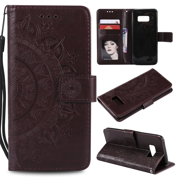 For Samsung Galaxy S10 5G Totem Flower Embossed Horizontal Flip TPU + PU Leather Case with Holder & Card Slots & Wallet