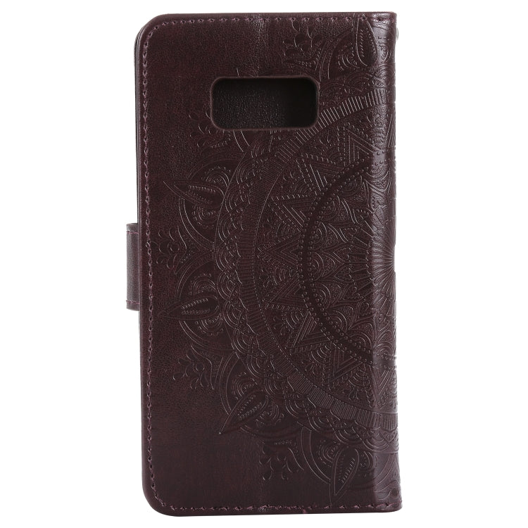 For Samsung Galaxy S10 5G Totem Flower Embossed Horizontal Flip TPU + PU Leather Case with Holder & Card Slots & Wallet
