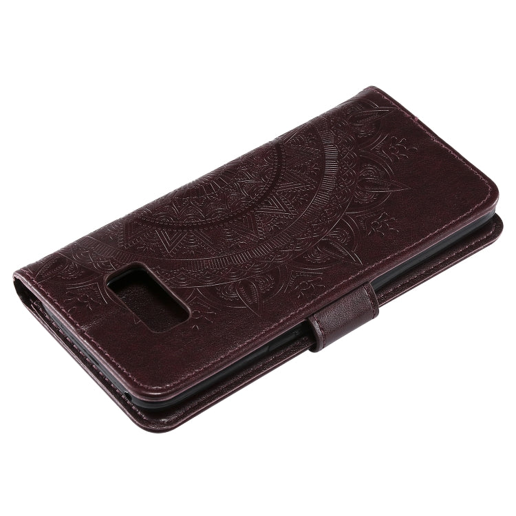 For Samsung Galaxy S10 5G Totem Flower Embossed Horizontal Flip TPU + PU Leather Case with Holder & Card Slots & Wallet