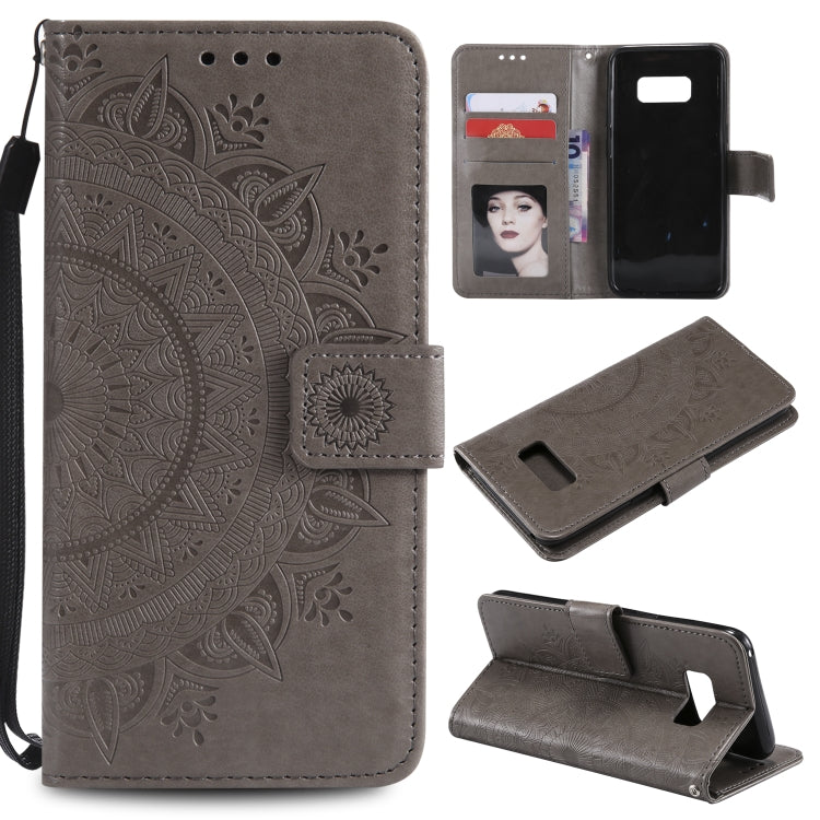 For Samsung Galaxy S10 5G Totem Flower Embossed Horizontal Flip TPU + PU Leather Case with Holder & Card Slots & Wallet
