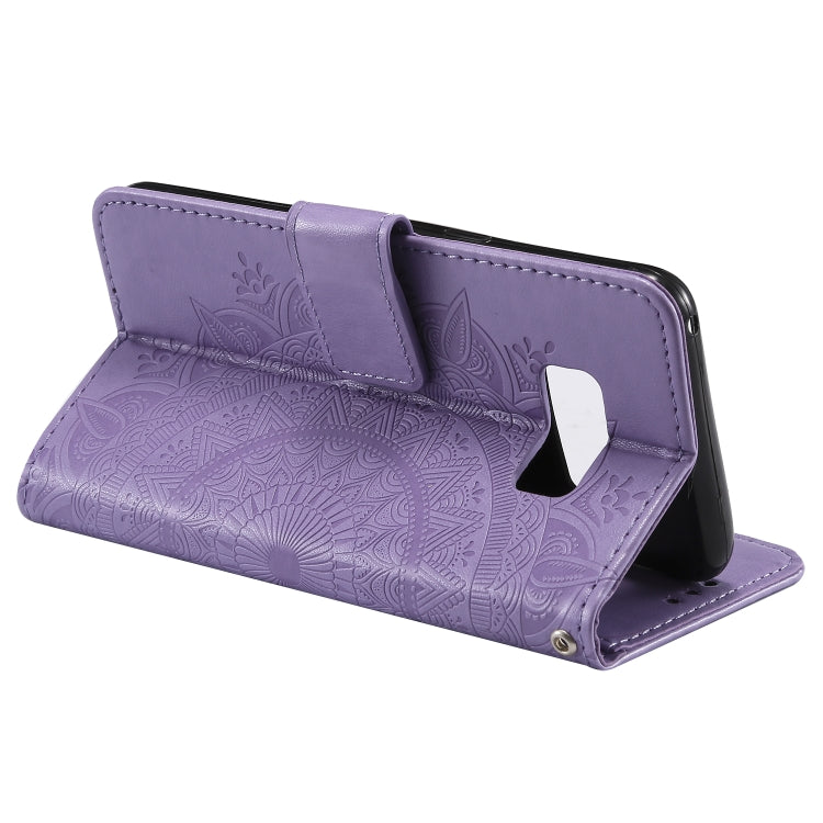 For Samsung Galaxy S10 5G Totem Flower Embossed Horizontal Flip TPU + PU Leather Case with Holder & Card Slots & Wallet