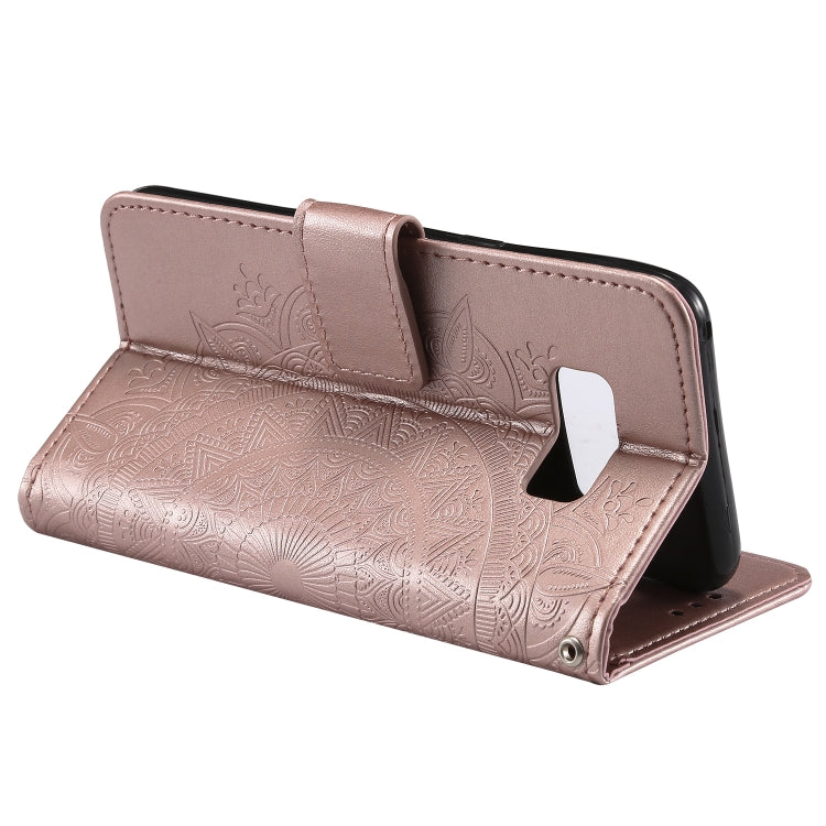 For Samsung Galaxy S10 5G Totem Flower Embossed Horizontal Flip TPU + PU Leather Case with Holder & Card Slots & Wallet