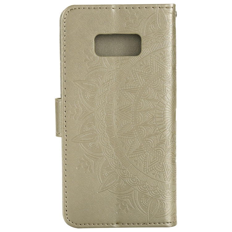 For Samsung Galaxy S10 5G Totem Flower Embossed Horizontal Flip TPU + PU Leather Case with Holder & Card Slots & Wallet