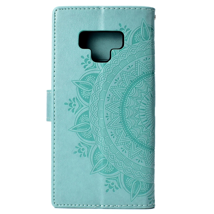 For Samsung Galaxy Note9 Totem Flower Embossed Horizontal Flip TPU + PU Leather Case with Holder & Card Slots & Wallet