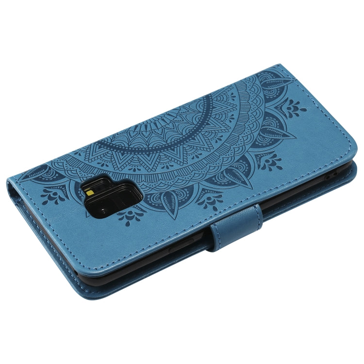 For Samsung Galaxy S9 Totem Flower Embossed Horizontal Flip TPU + PU Leather Case with Holder & Card Slots & Wallet