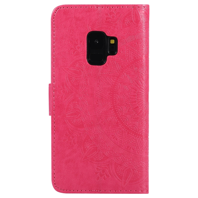 For Samsung Galaxy S9 Totem Flower Embossed Horizontal Flip TPU + PU Leather Case with Holder & Card Slots & Wallet