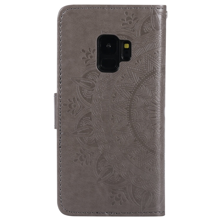 For Samsung Galaxy S9 Totem Flower Embossed Horizontal Flip TPU + PU Leather Case with Holder & Card Slots & Wallet