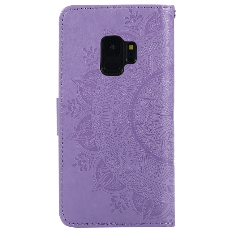 For Samsung Galaxy S9 Totem Flower Embossed Horizontal Flip TPU + PU Leather Case with Holder & Card Slots & Wallet