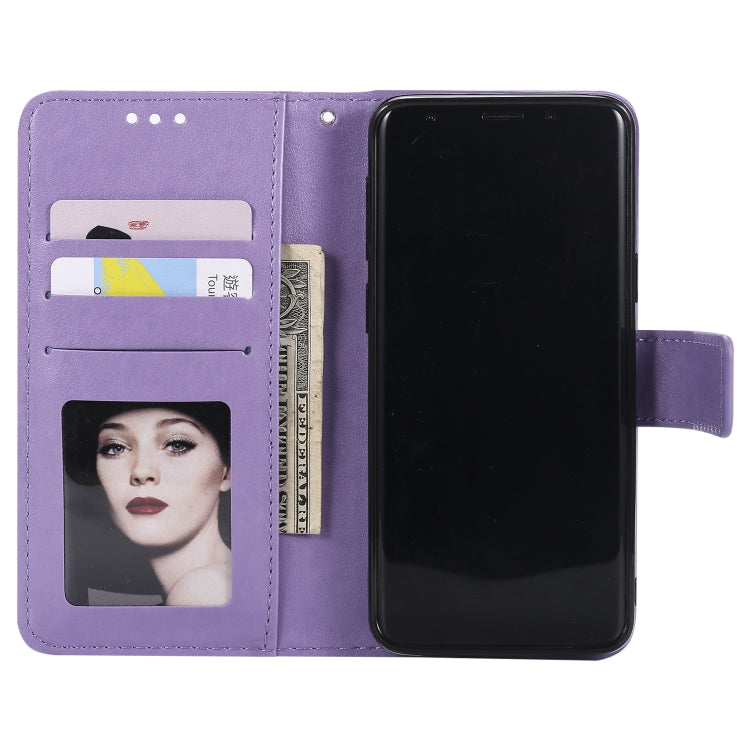 For Samsung Galaxy S9 Totem Flower Embossed Horizontal Flip TPU + PU Leather Case with Holder & Card Slots & Wallet