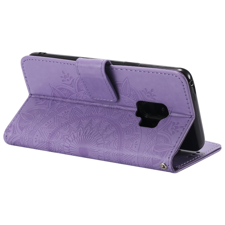 For Samsung Galaxy S9 Totem Flower Embossed Horizontal Flip TPU + PU Leather Case with Holder & Card Slots & Wallet