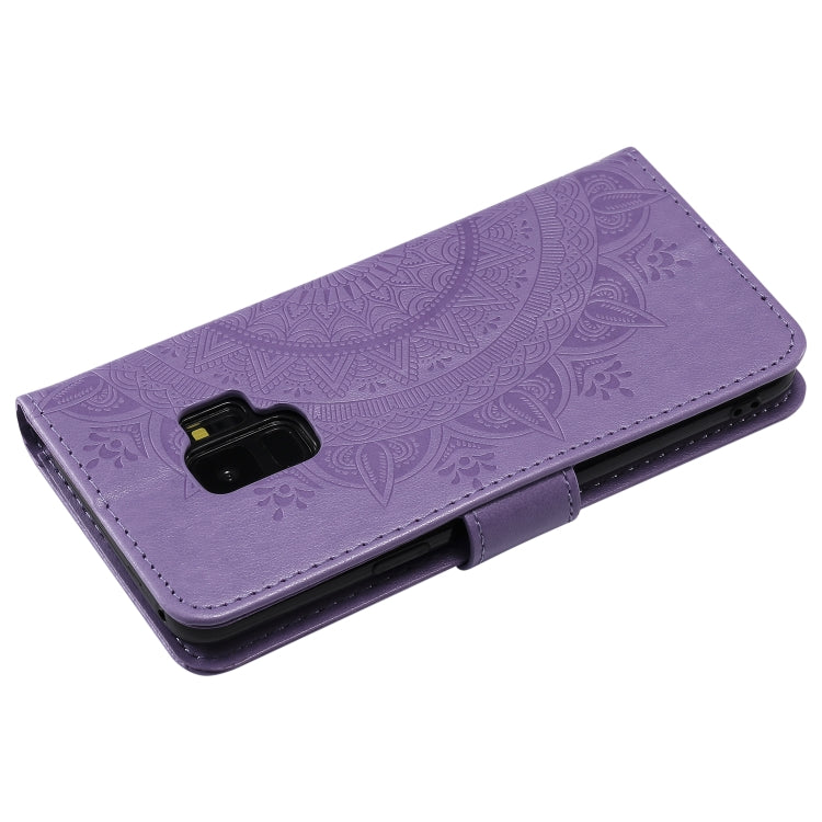 For Samsung Galaxy S9 Totem Flower Embossed Horizontal Flip TPU + PU Leather Case with Holder & Card Slots & Wallet