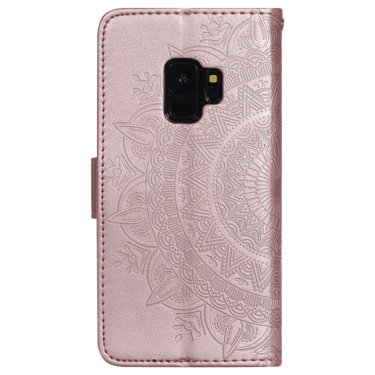 For Samsung Galaxy S9 Totem Flower Embossed Horizontal Flip TPU + PU Leather Case with Holder & Card Slots & Wallet