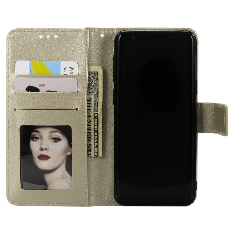 For Samsung Galaxy S9 Totem Flower Embossed Horizontal Flip TPU + PU Leather Case with Holder & Card Slots & Wallet