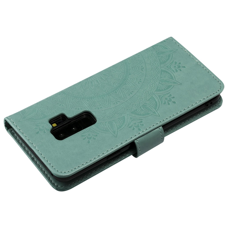 For Samsung Galaxy S9 Plus Totem Flower Embossed Horizontal Flip TPU + PU Leather Case with Holder & Card Slots & Wallet
