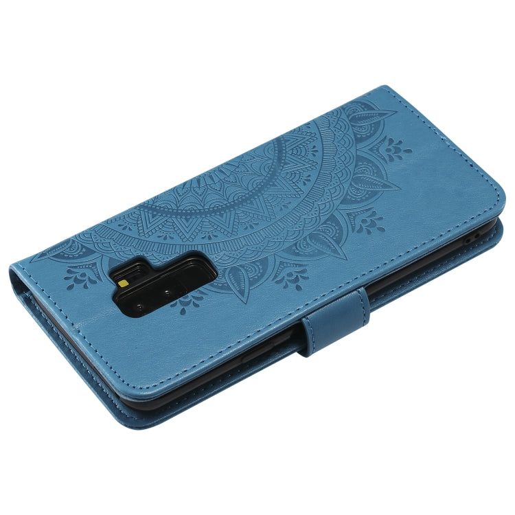 For Samsung Galaxy S9 Plus Totem Flower Embossed Horizontal Flip TPU + PU Leather Case with Holder & Card Slots & Wallet