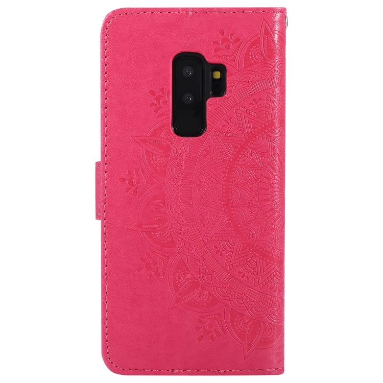 For Samsung Galaxy S9 Plus Totem Flower Embossed Horizontal Flip TPU + PU Leather Case with Holder & Card Slots & Wallet