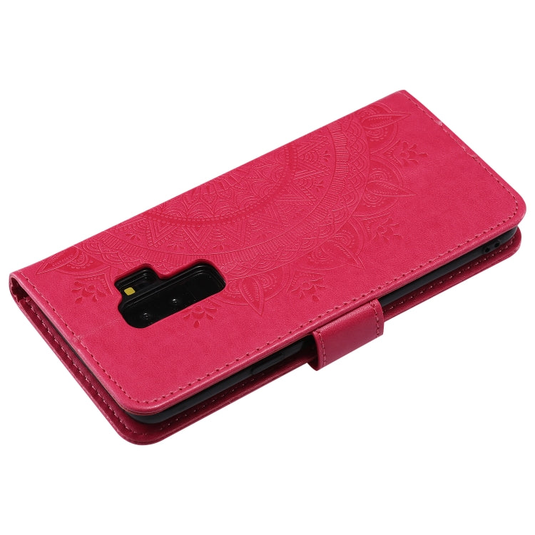 For Samsung Galaxy S9 Plus Totem Flower Embossed Horizontal Flip TPU + PU Leather Case with Holder & Card Slots & Wallet