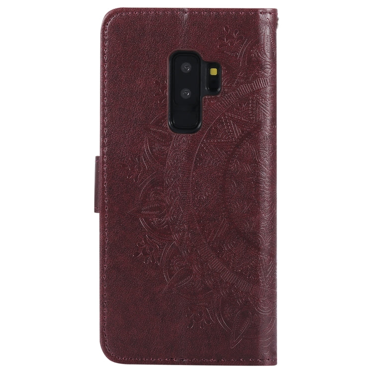 For Samsung Galaxy S9 Plus Totem Flower Embossed Horizontal Flip TPU + PU Leather Case with Holder & Card Slots & Wallet