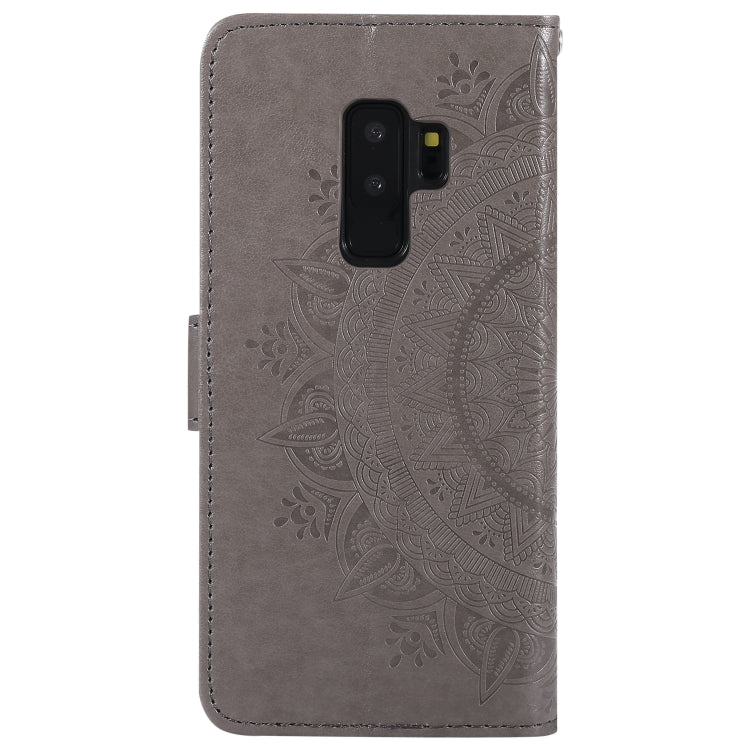 For Samsung Galaxy S9 Plus Totem Flower Embossed Horizontal Flip TPU + PU Leather Case with Holder & Card Slots & Wallet