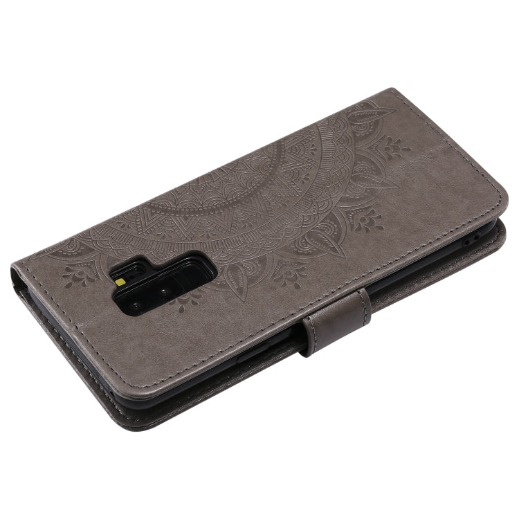 For Samsung Galaxy S9 Plus Totem Flower Embossed Horizontal Flip TPU + PU Leather Case with Holder & Card Slots & Wallet