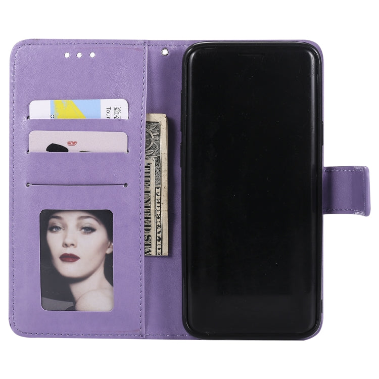 For Samsung Galaxy S9 Plus Totem Flower Embossed Horizontal Flip TPU + PU Leather Case with Holder & Card Slots & Wallet