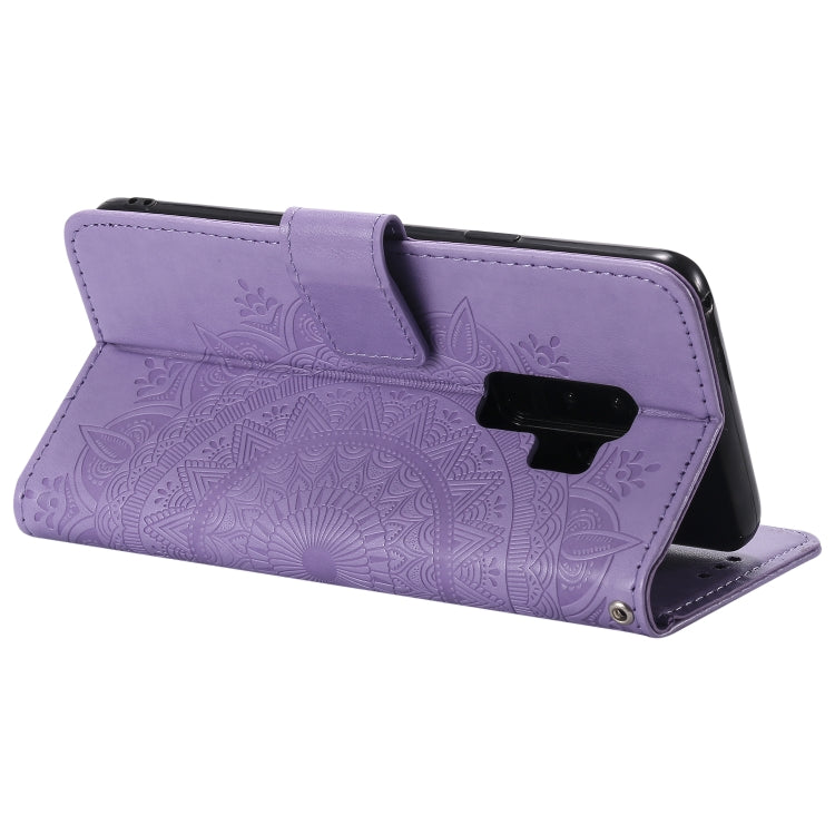 For Samsung Galaxy S9 Plus Totem Flower Embossed Horizontal Flip TPU + PU Leather Case with Holder & Card Slots & Wallet