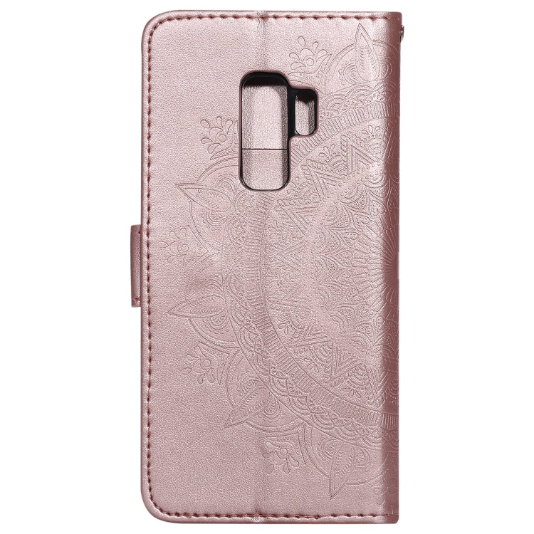 For Samsung Galaxy S9 Plus Totem Flower Embossed Horizontal Flip TPU + PU Leather Case with Holder & Card Slots & Wallet