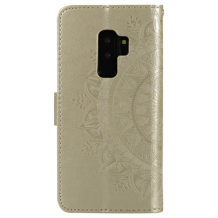 For Samsung Galaxy S9 Plus Totem Flower Embossed Horizontal Flip TPU + PU Leather Case with Holder & Card Slots & Wallet